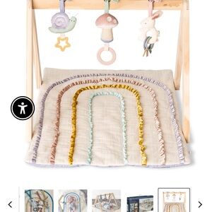 Colorful Baby Play Gym with Rainbow Mat